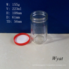 200ml 8oz Glass Honey Jar Glass Coffee Pot Glass Jars Wholesale